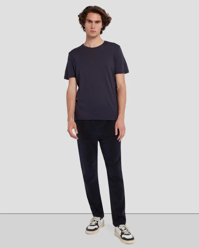 Warm Twill Jogger in Navy sold by 7 For All Mankind