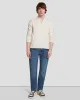 Long Sleeve Henley in Dover White sold by 7 For All Mankind