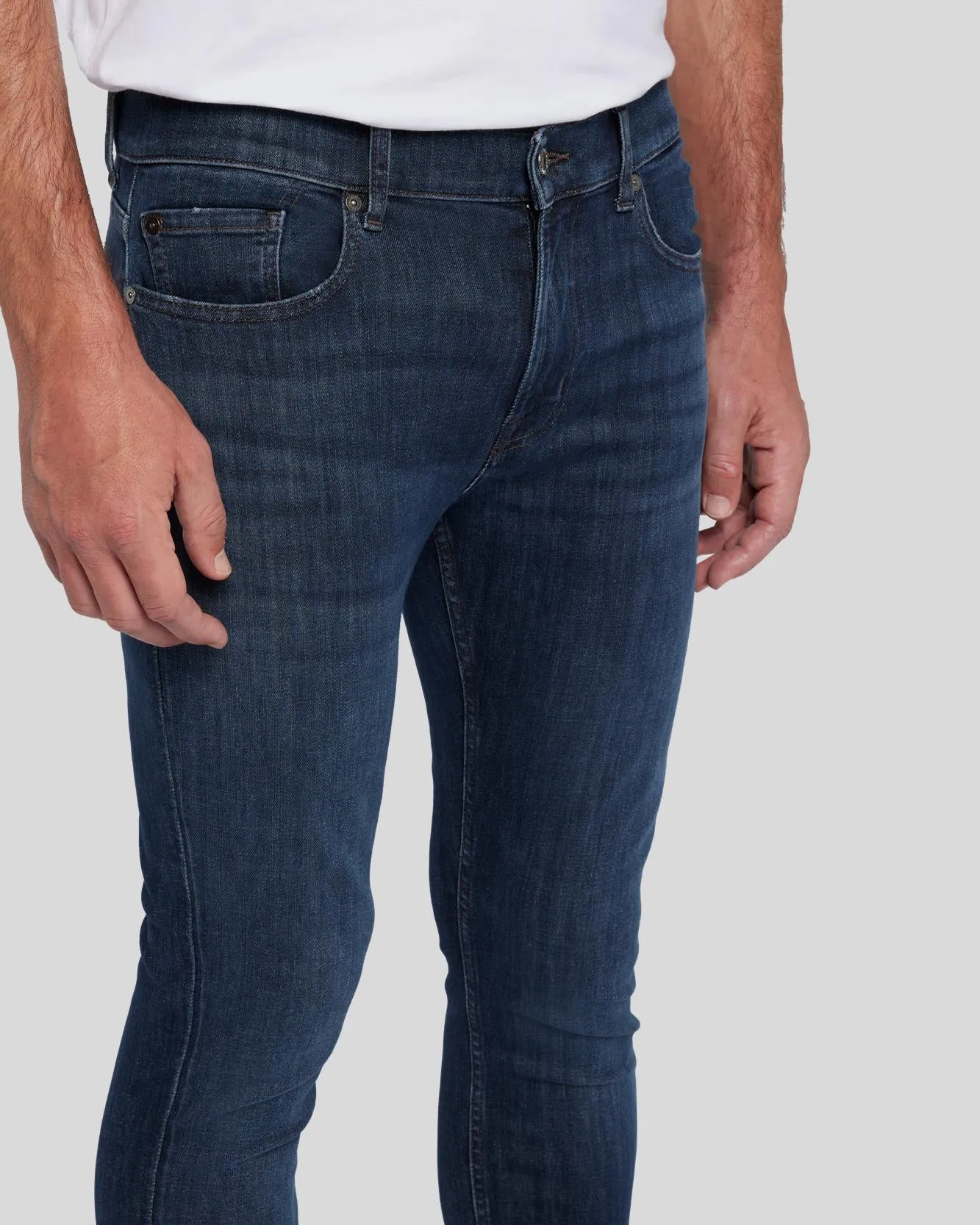 EarthKind Stretch Tek Paxtyn in Constant sold by 7 For All Mankind product image thumbnail 3