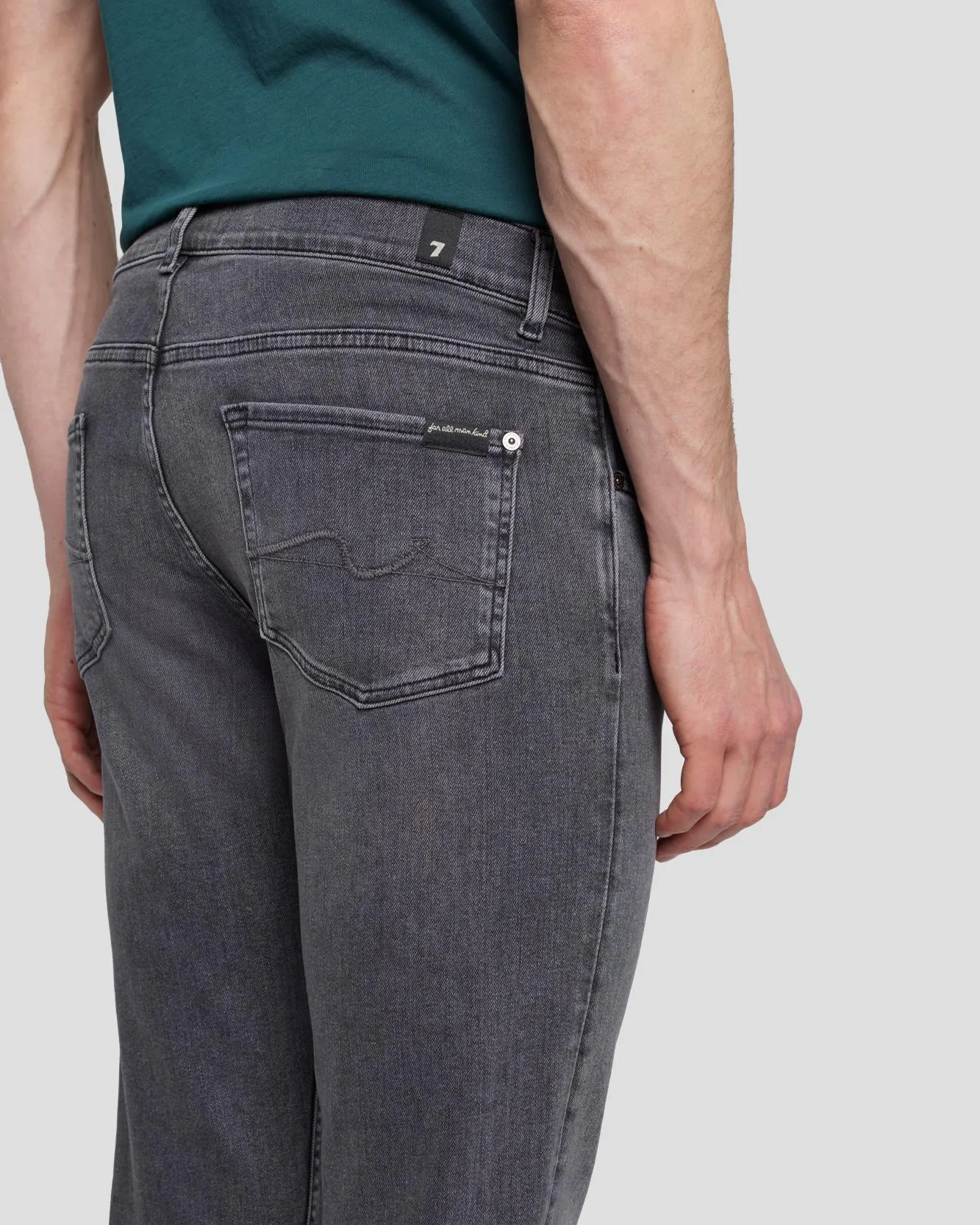 EarthKind Stretch Tek Slimmy Tapered in Scholar sold by 7 For All Mankind product image thumbnail 5