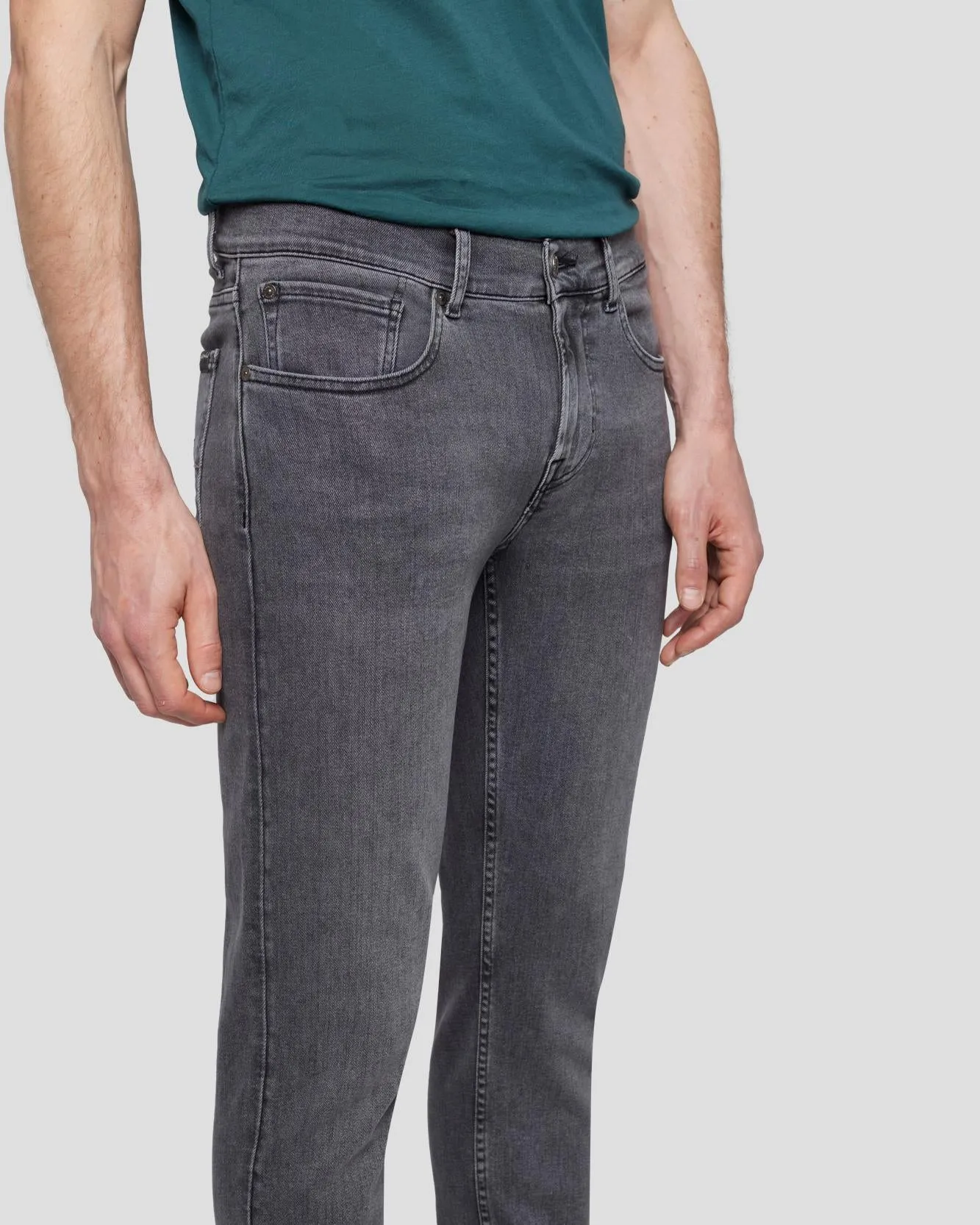 EarthKind Stretch Tek Slimmy Tapered in Scholar sold by 7 For All Mankind product image thumbnail 3