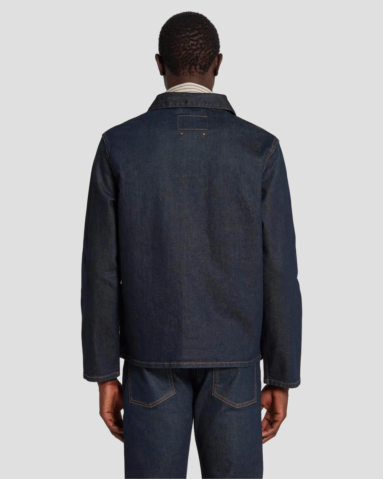 Japanese Heritage Utility Overshirt in Walk The Trucks sold by 7 For All Mankind product image thumbnail 4