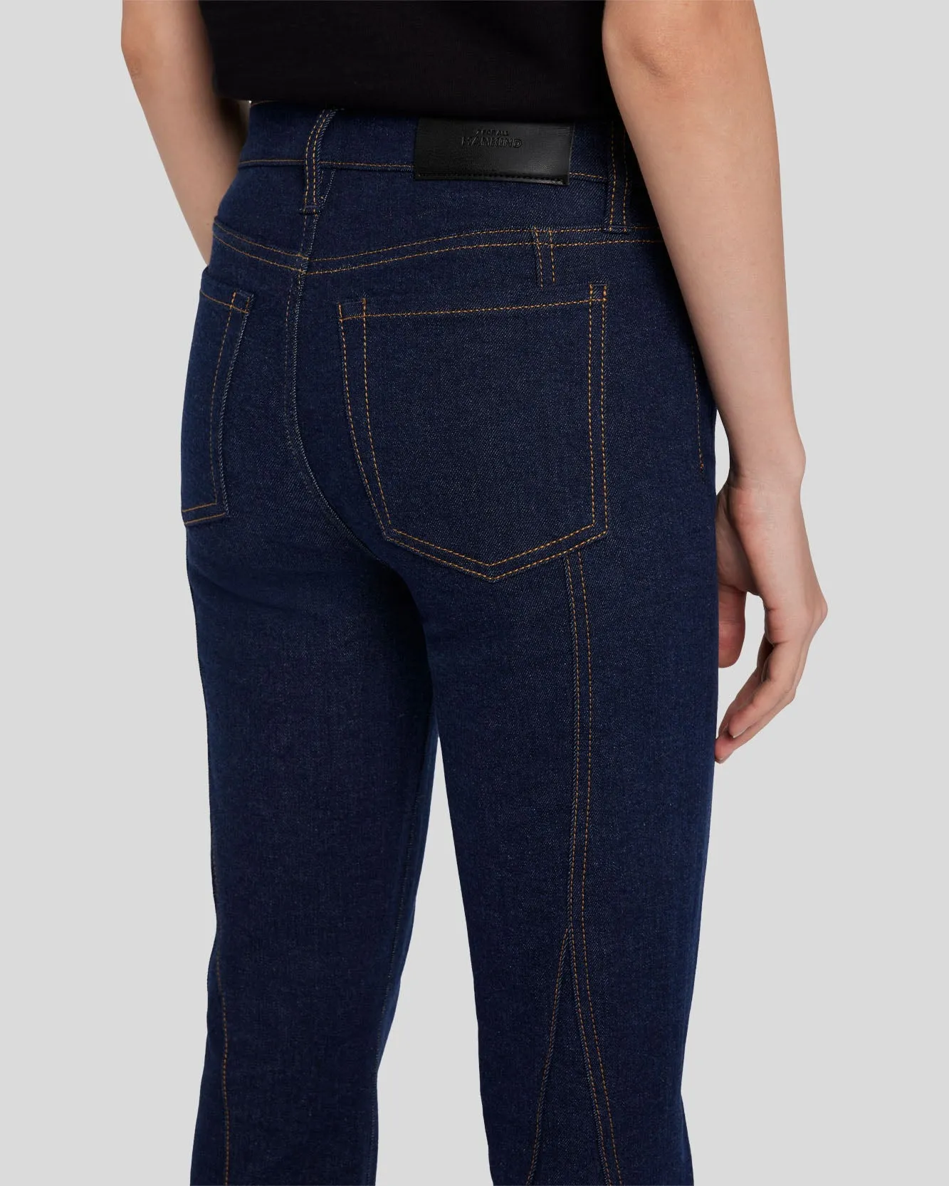 Seamed High Waist Ali in Cash sold by 7 For All Mankind product image thumbnail 5