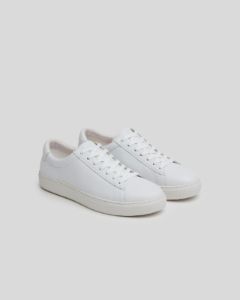 Classic Sneaker in White Leather | Parallel