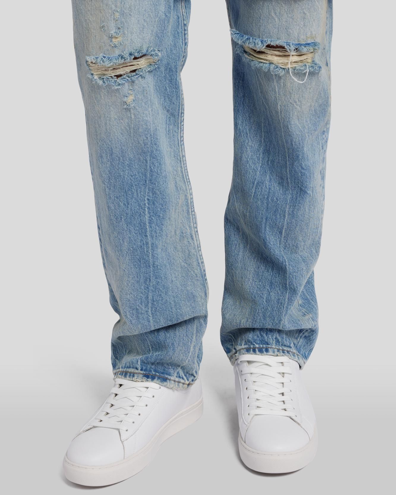 Classic Sneaker in White Leather sold by 7 For All Mankind product image thumbnail 3