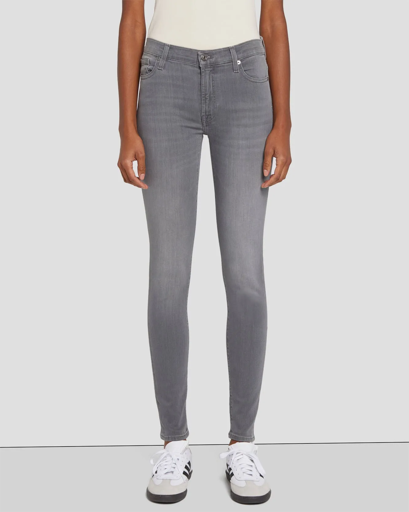 Slim Illusion Skinny Luxe High Waist in Bliss sold by 7 For All Mankind product image thumbnail 2