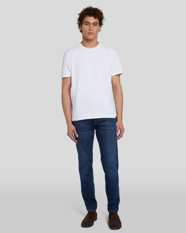 EarthKind Stretch Tek Slimmy Tapered in Timeless sold by 7 For All Mankind