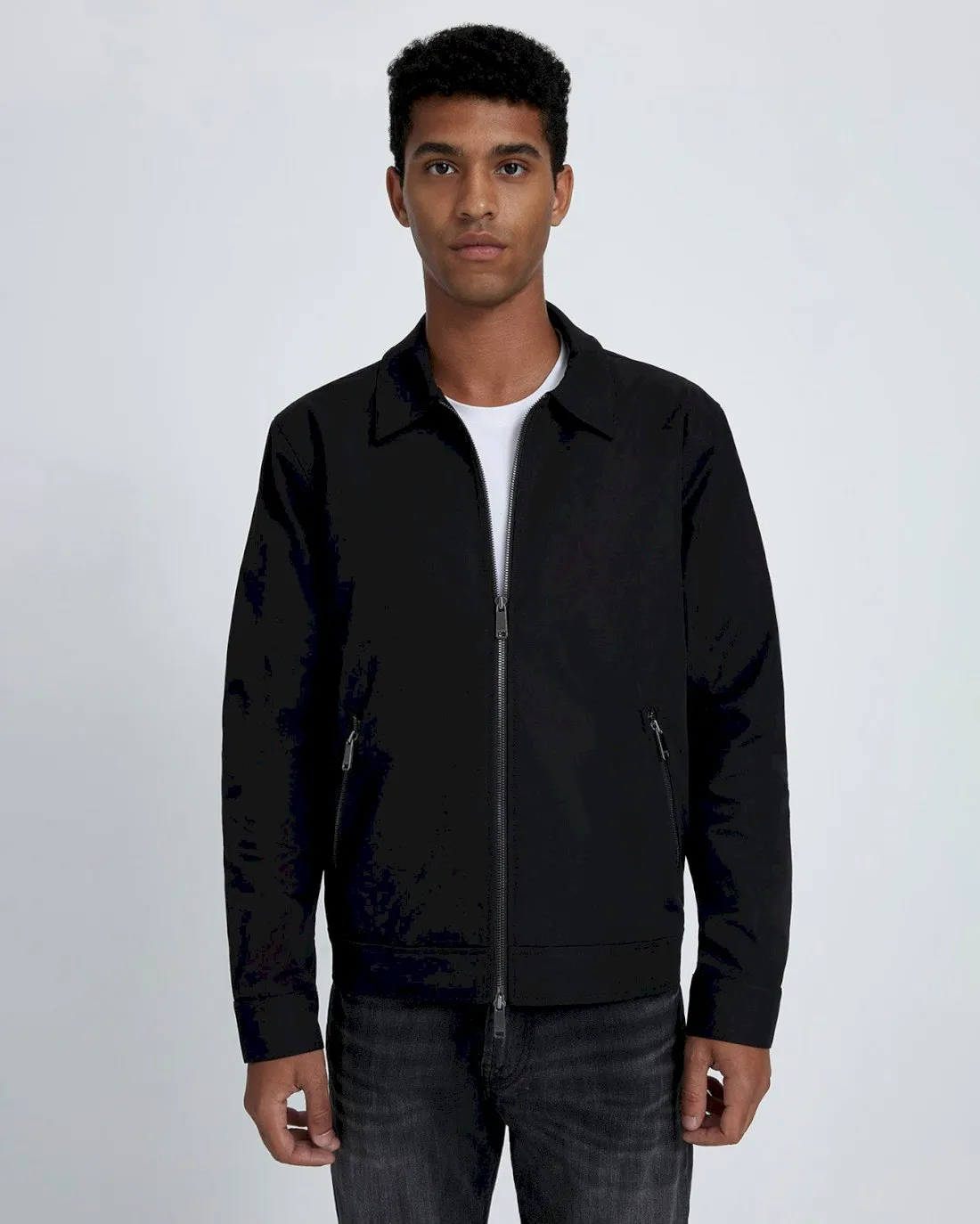 Barracuda Jacket in Black sold by 7 For All Mankind