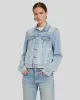 Studded Trucker Jacket in Pricila sold by 7 For All Mankind