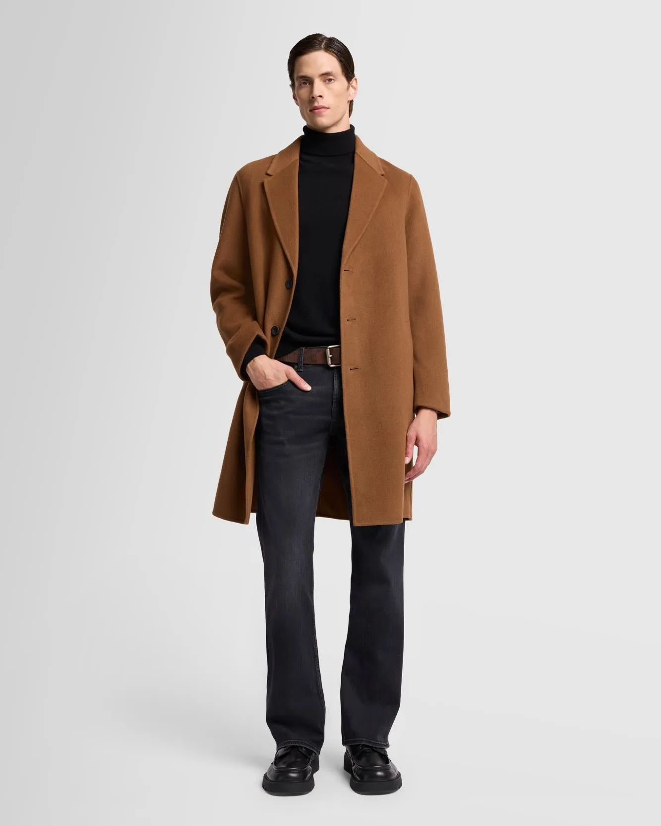 Cashmere Turtleneck in Black sold by 7 For All Mankind product image thumbnail 2