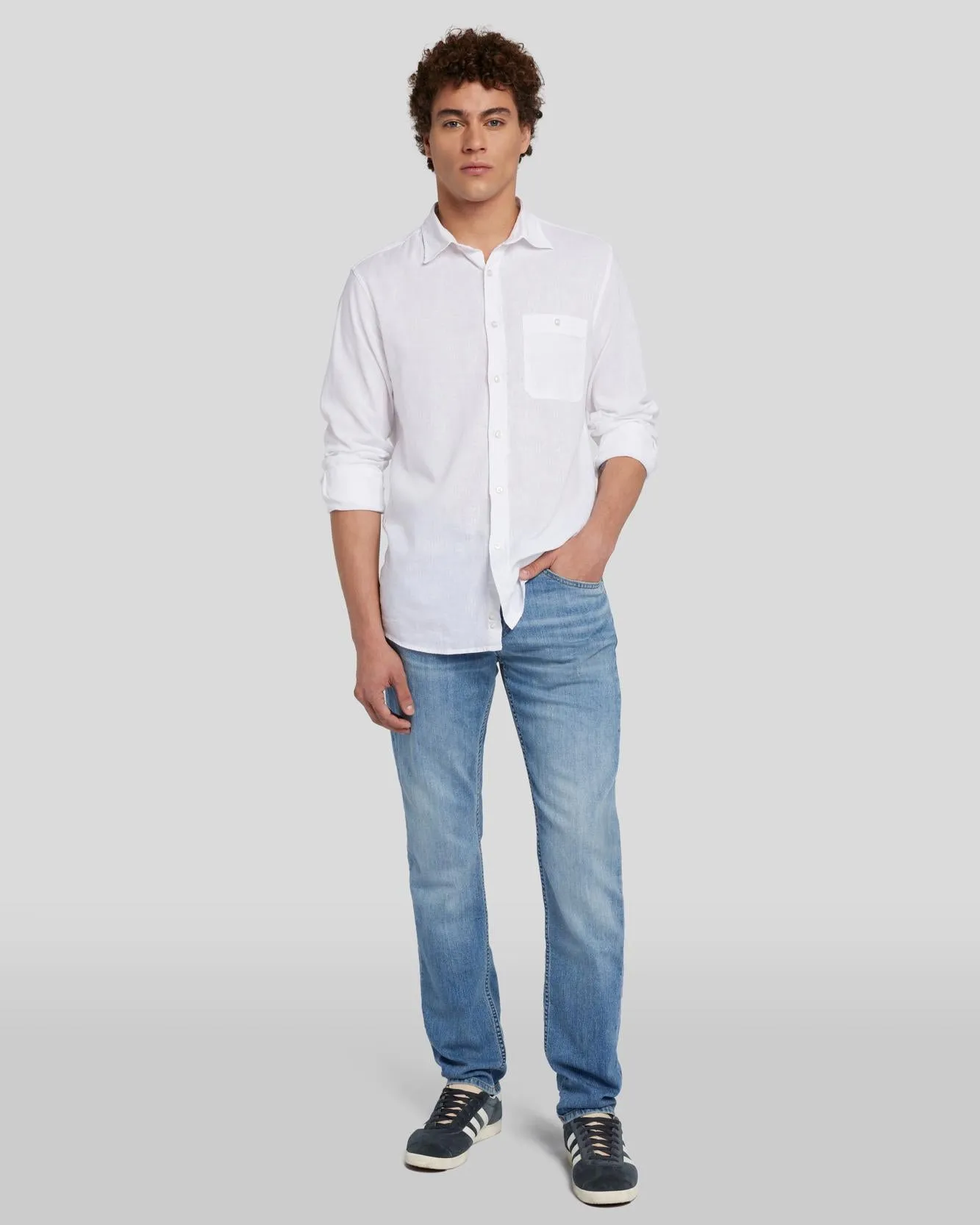 Airweft Slimmy in Portofino sold by 7 For All Mankind