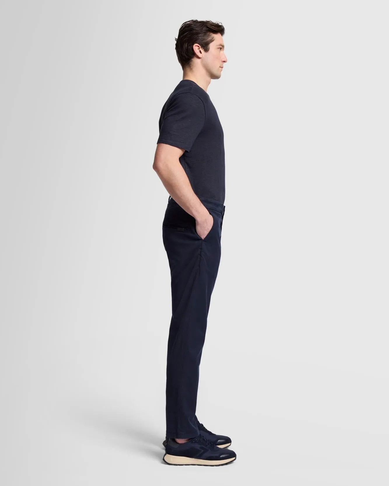 Weightless Adrien Chino in Oxford Blue sold by 7 For All Mankind product image thumbnail 5