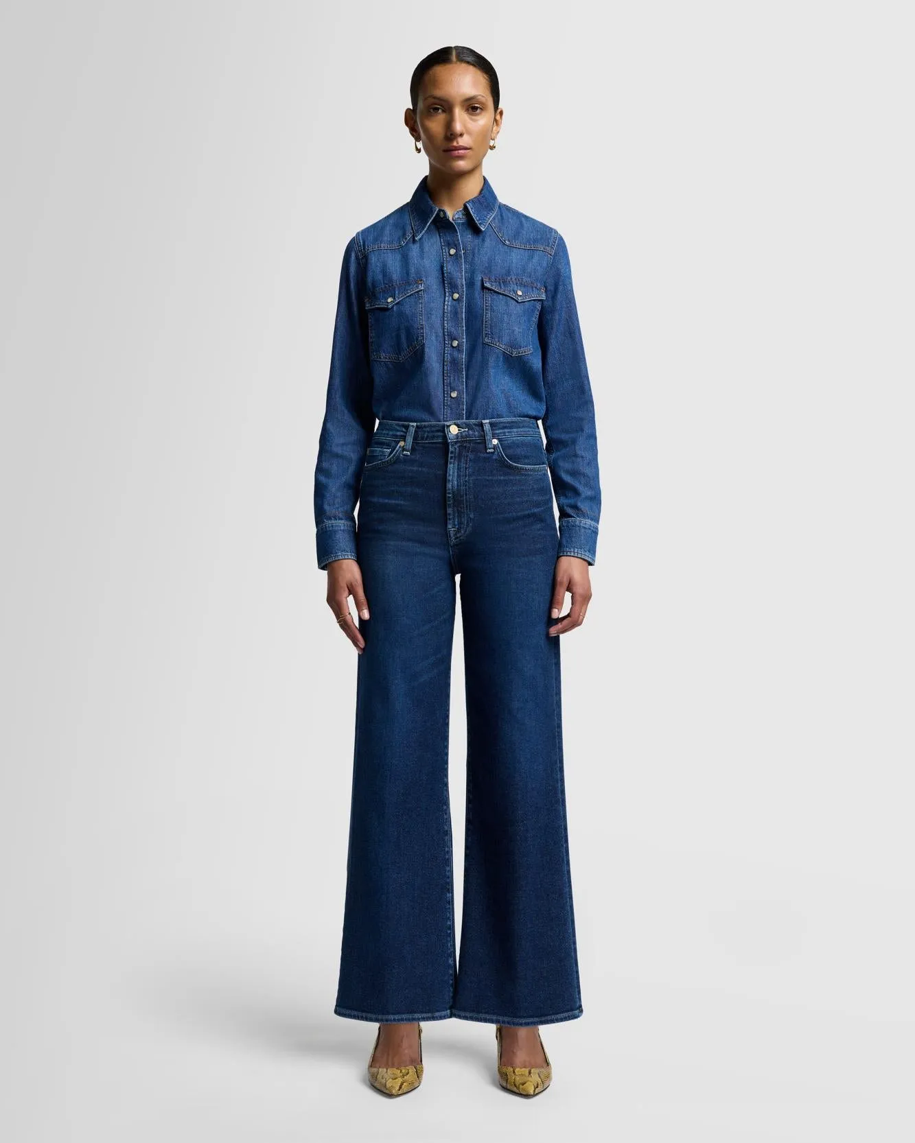 Luxe Vintage Ultra High Rise Jo in Paradise Cove sold by 7 For All Mankind