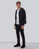 Essential Zip Front Hoodie in Navy sold by 7 For All Mankind