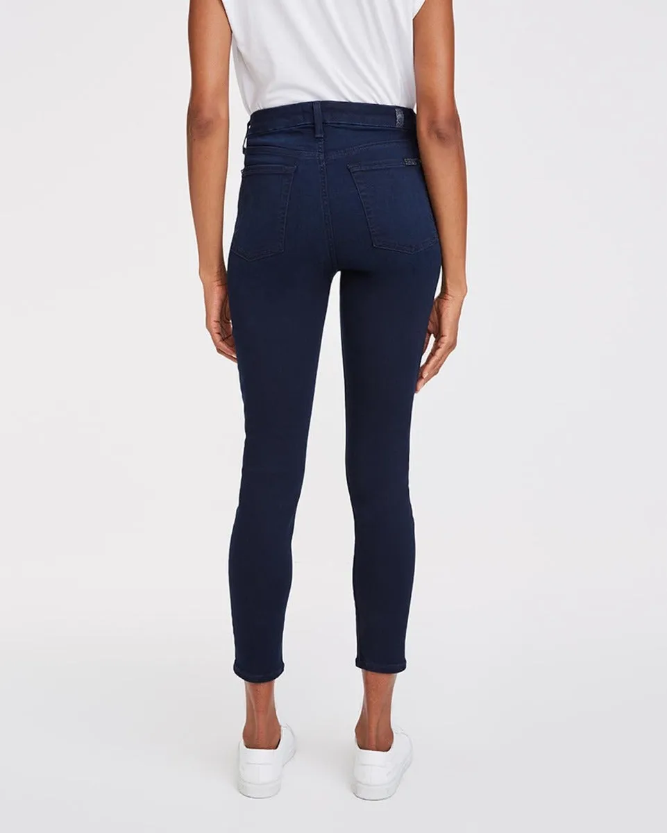 Slim Illusion High Waist Ankle Skinny in Twilight Blue sold by 7 For All Mankind product image thumbnail 4