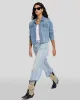 Luxe Vintage Classic Trucker in Love Soul sold by 7 For All Mankind