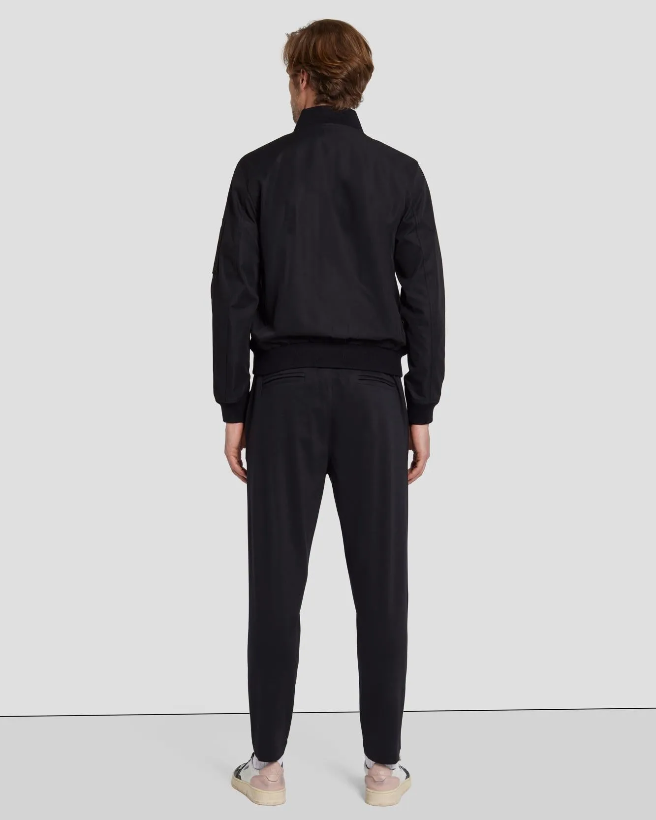 Dynamic Luxe Bomber Jacket in Black sold by 7 For All Mankind product image thumbnail 4