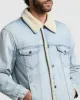 Sherpa Lined Overshirt in Forefather sold by 7 For All Mankind