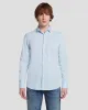 Long Sleeve Poplin Shirt in Light Blue sold by 7 For All Mankind