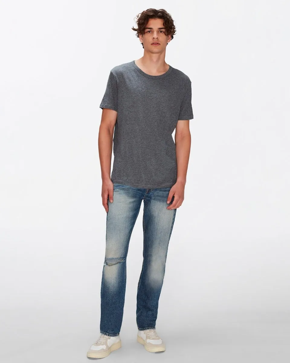Featherweight Cotton Tee in Heather Grey sold by 7 For All Mankind product image thumbnail 2