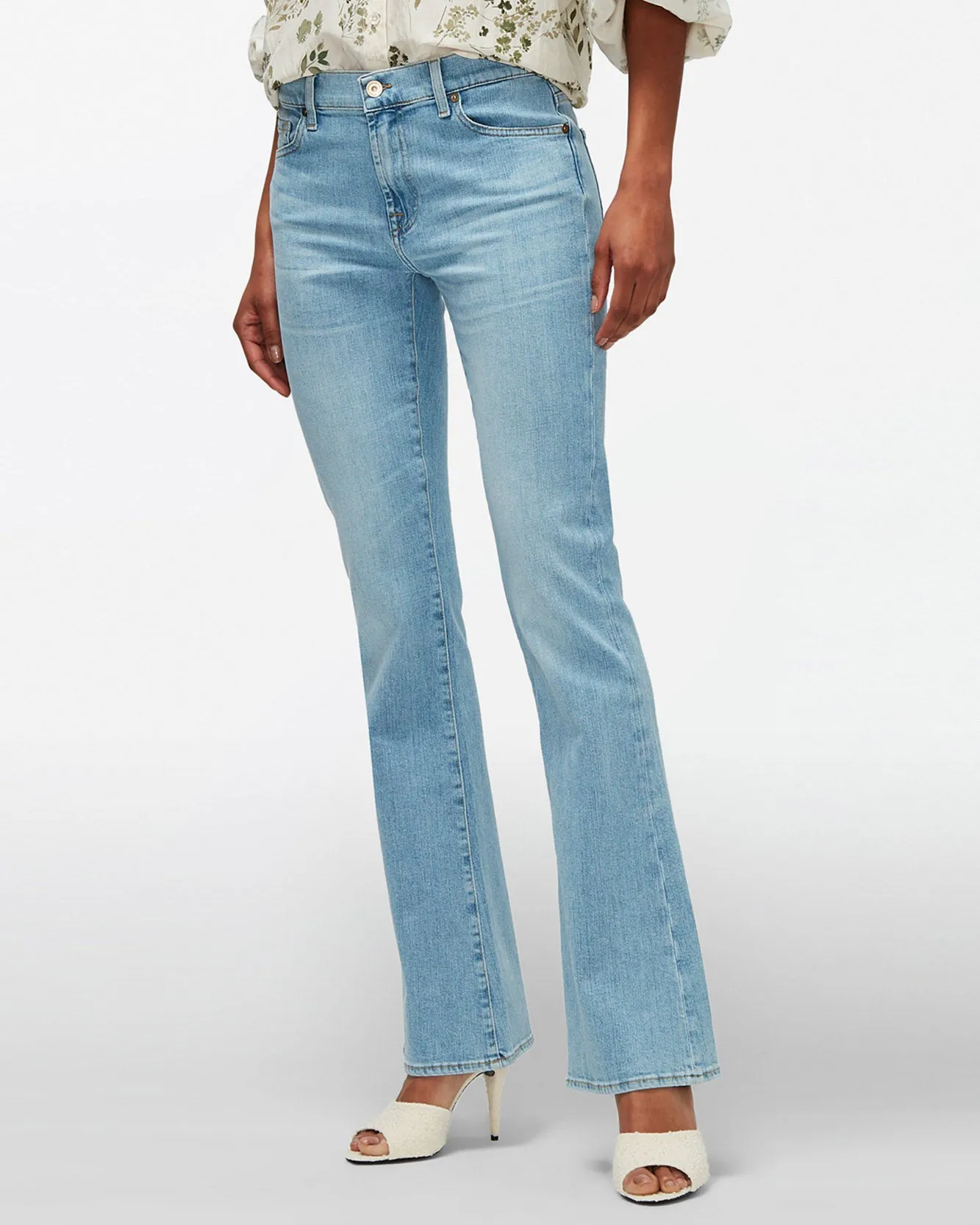 Slim Illusion Kimmie Bootcut In Playbook sold by 7 For All Mankind