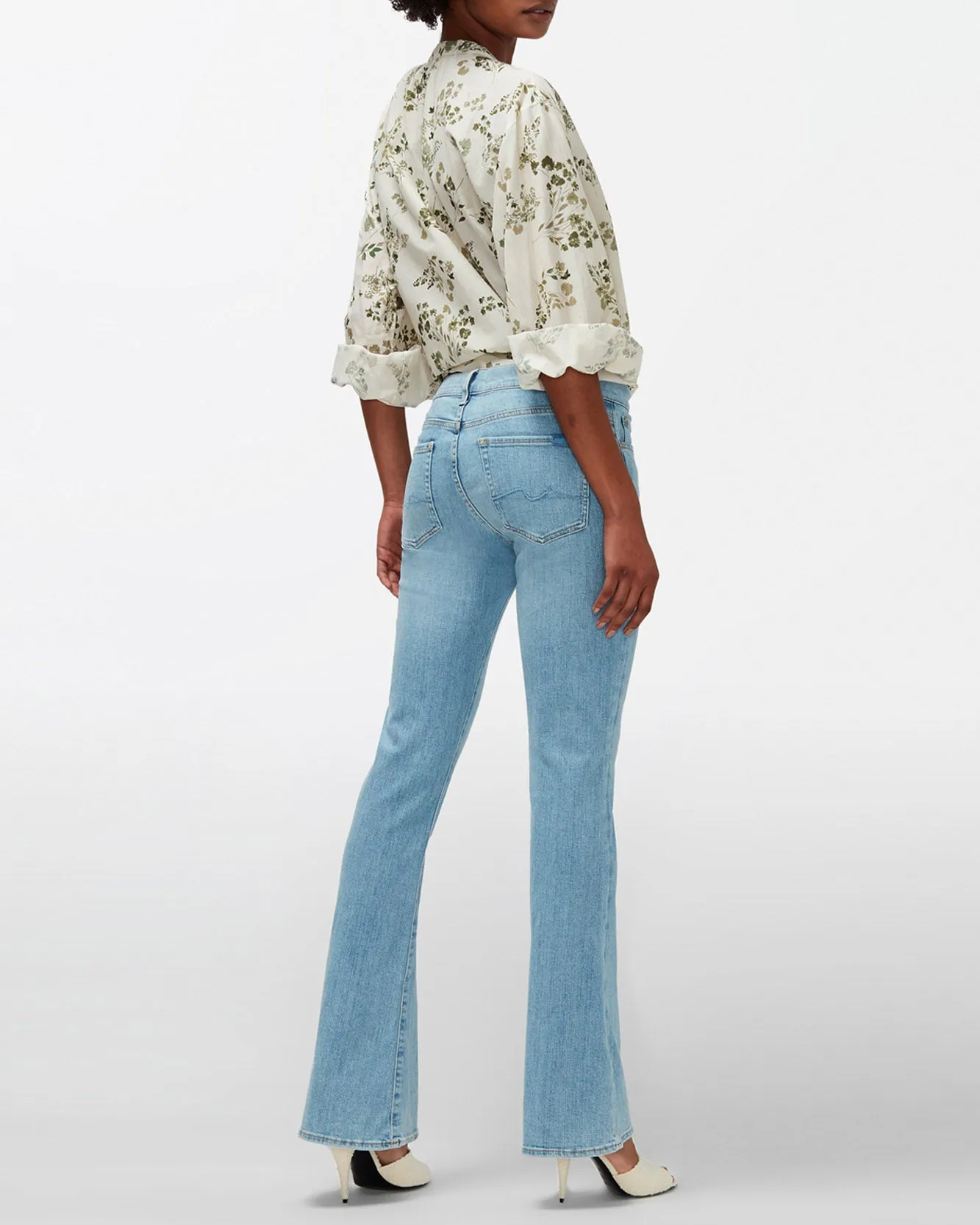 Slim Illusion Kimmie Bootcut In Playbook sold by 7 For All Mankind product image thumbnail 3