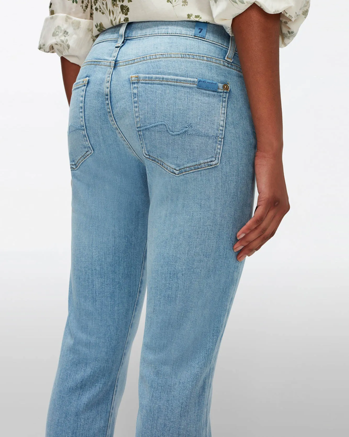 Slim Illusion Kimmie Bootcut In Playbook sold by 7 For All Mankind product image thumbnail 4