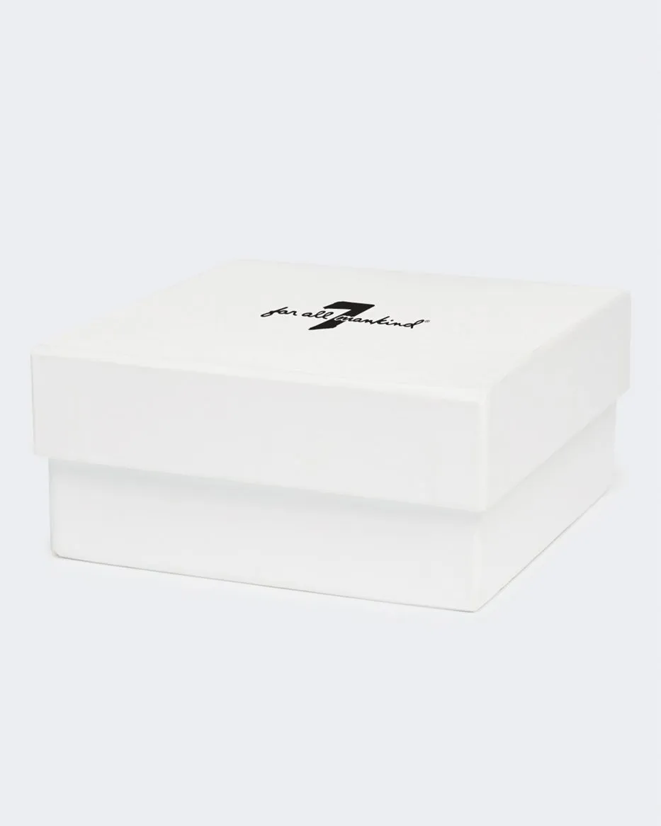 Ring Buckle Leather Belt in Black sold by 7 For All Mankind product image thumbnail 4