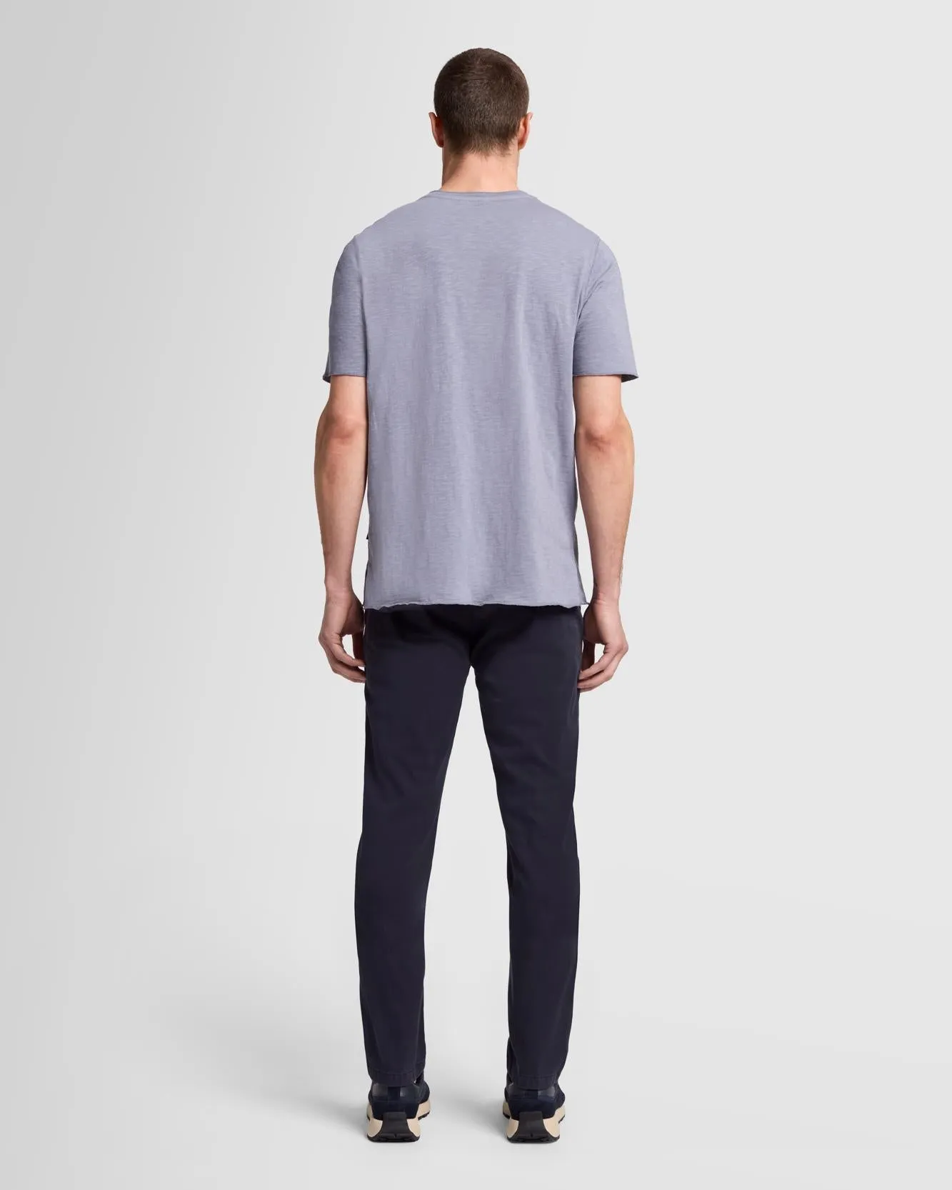 Short Sleeve Slub Henley in Poolside sold by 7 For All Mankind product image thumbnail 4