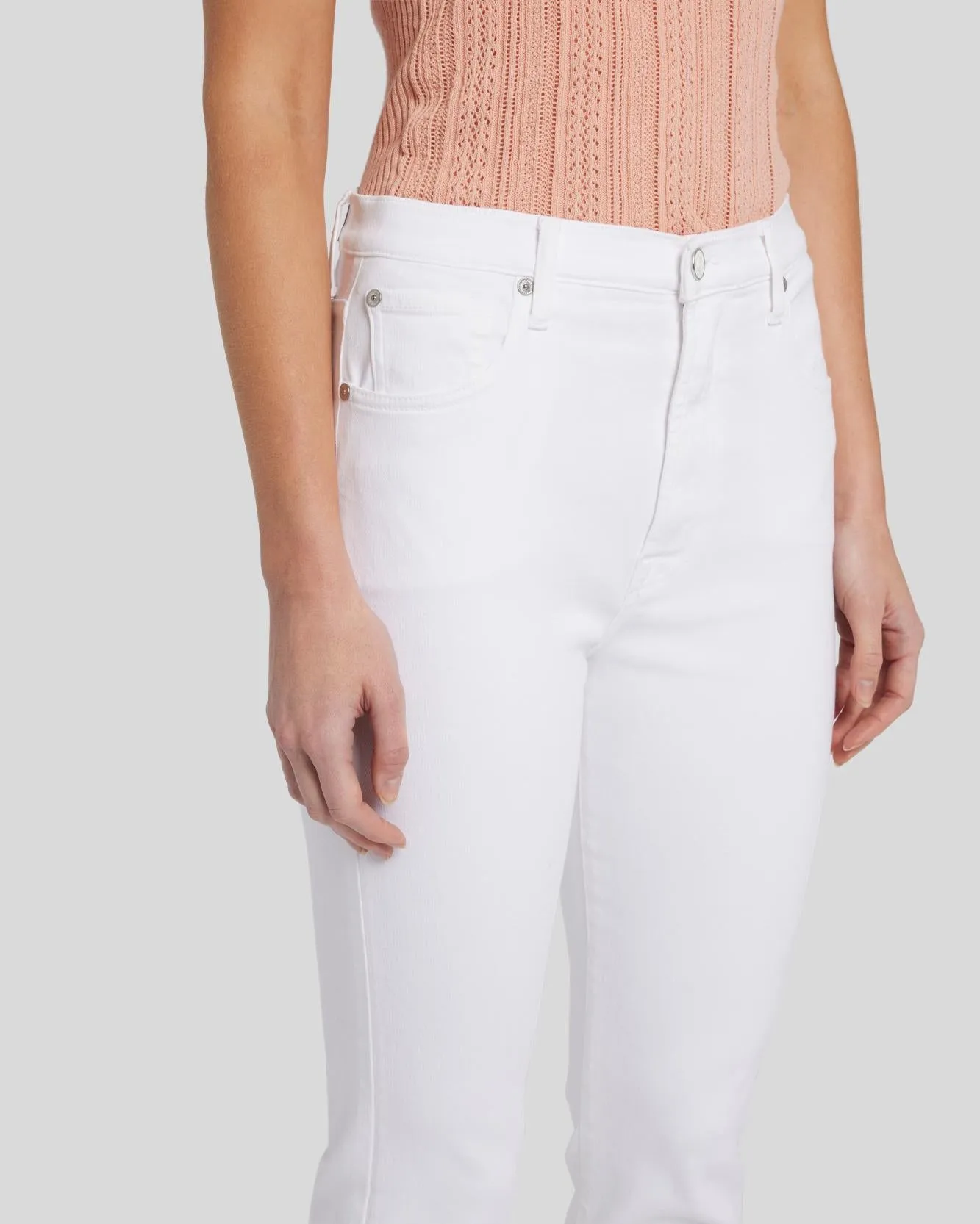 Luxe Vintage Easy Slim Ankle in Soleil sold by 7 For All Mankind product image thumbnail 3