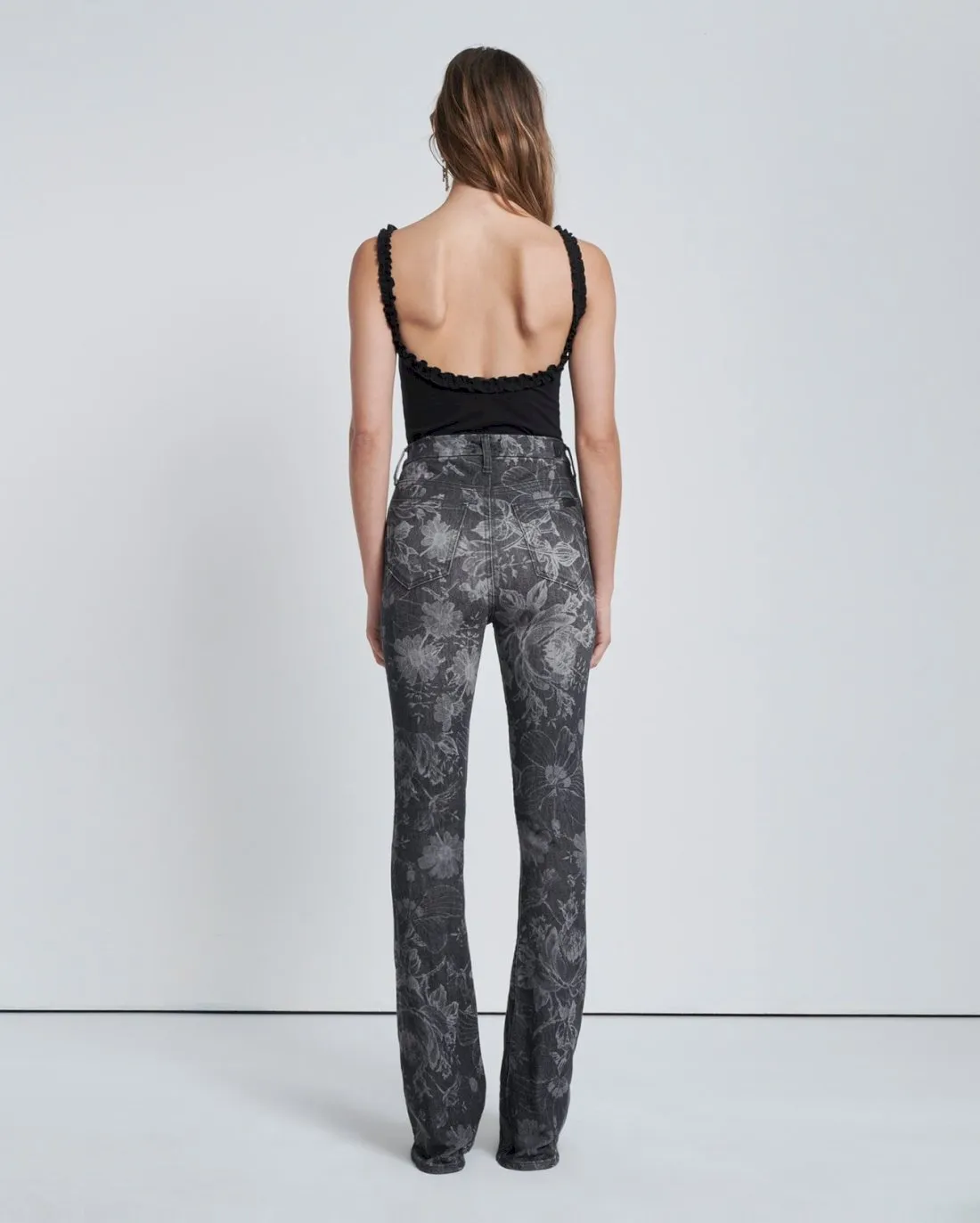 Ultra High Rise Skinny Bootcut In Fairytale Floral Black sold by 7 For All Mankind product image thumbnail 3