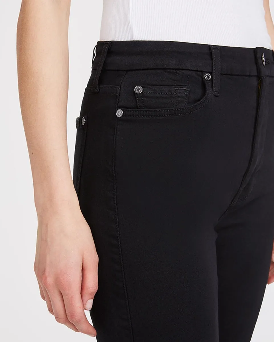 Slim Illusion High Waist Ankle Skinny in Luxe Black sold by 7 For All Mankind product image thumbnail 4