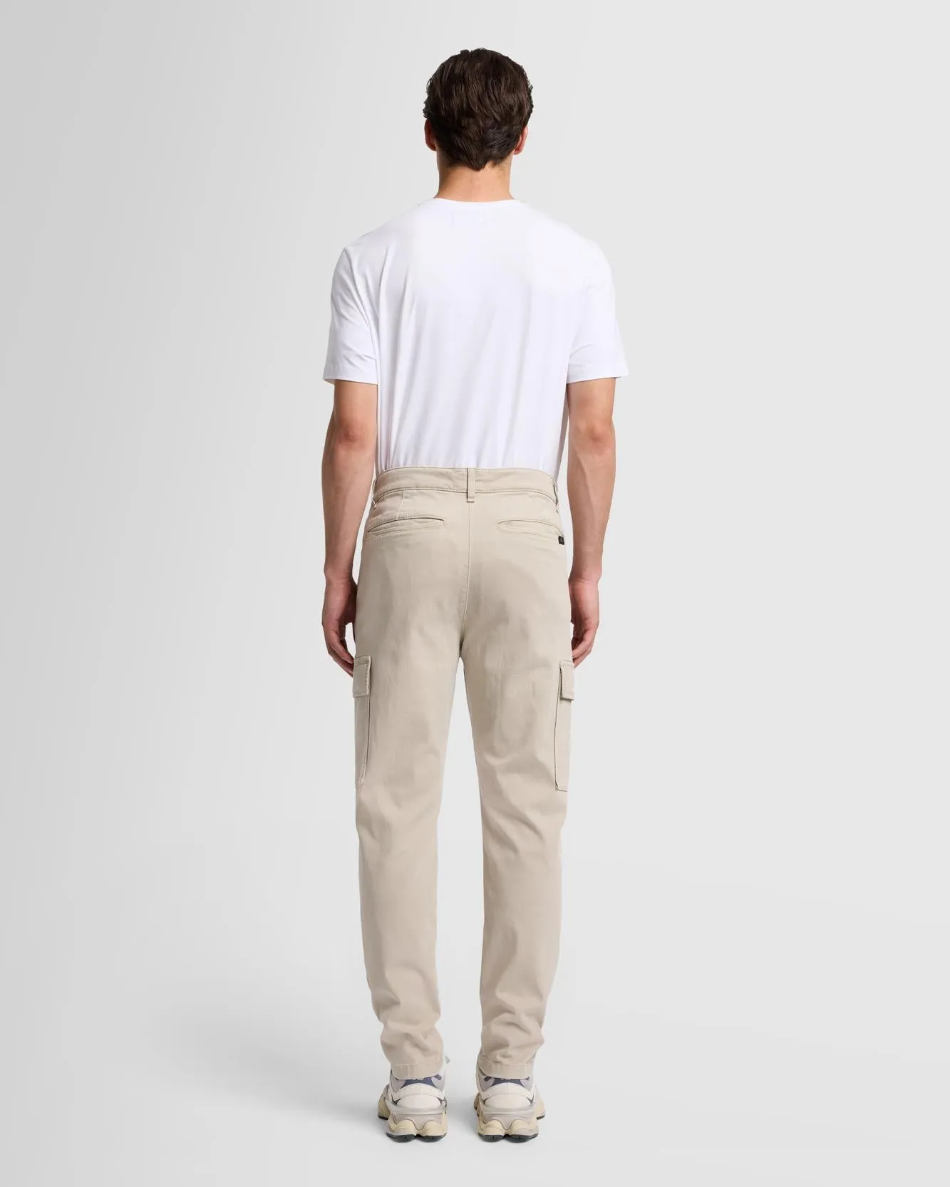 Warm Twill Cargo Jogger in Alabaster sold by 7 For All Mankind product image thumbnail 4