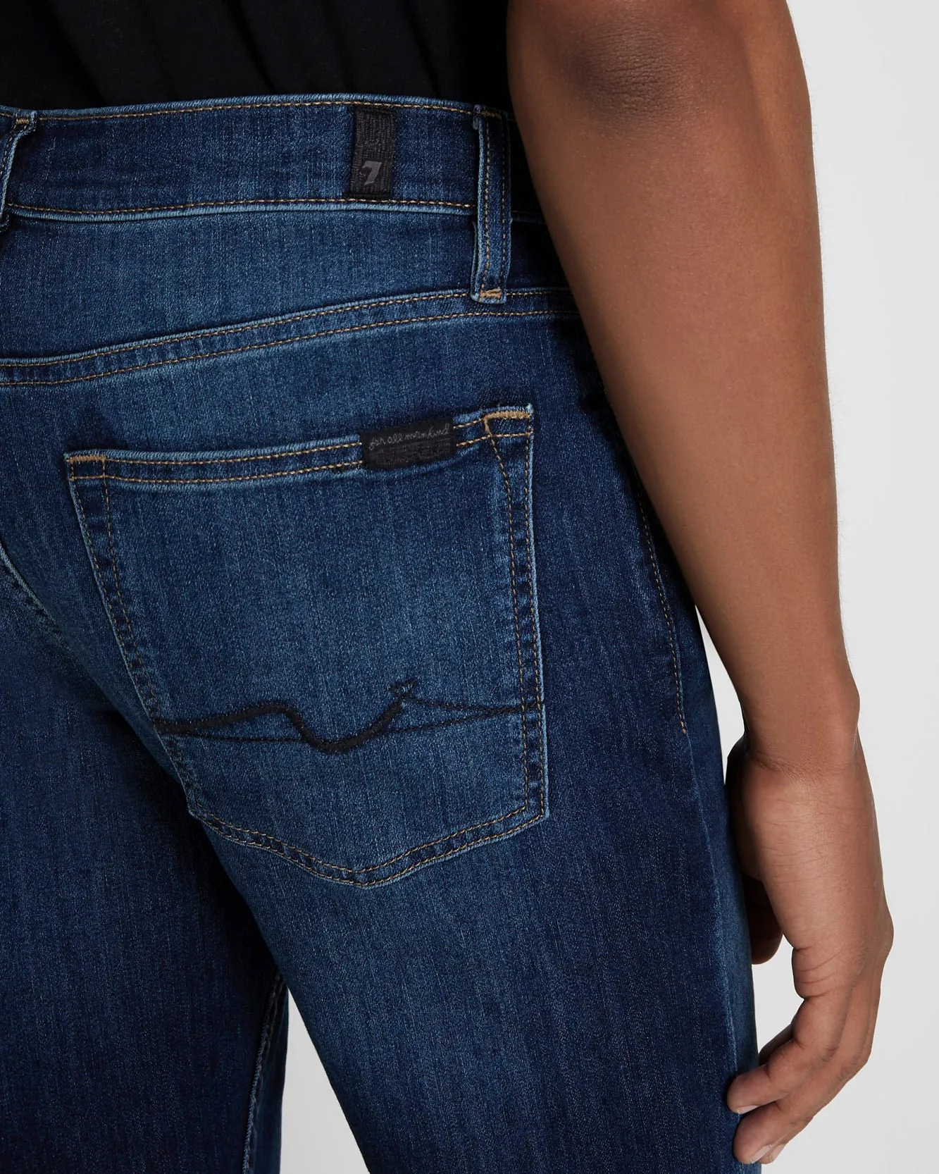 Airweft Slimmy Squiggle In Ironwood sold by 7 For All Mankind product image thumbnail 3