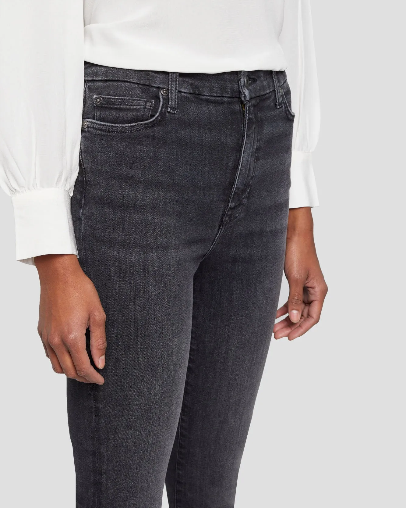 Tailorless No Filter UHR Skinny Boot in Cosmos sold by 7 For All Mankind product image thumbnail 3