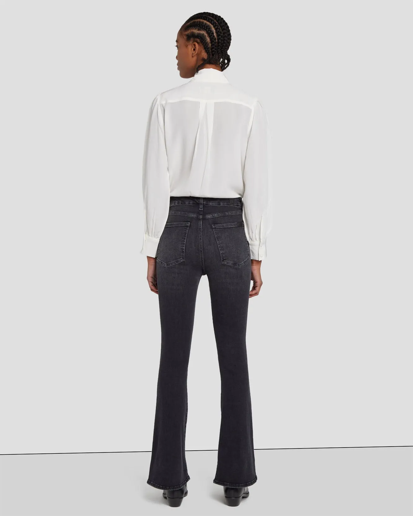 Tailorless No Filter UHR Skinny Boot in Cosmos sold by 7 For All Mankind product image thumbnail 4