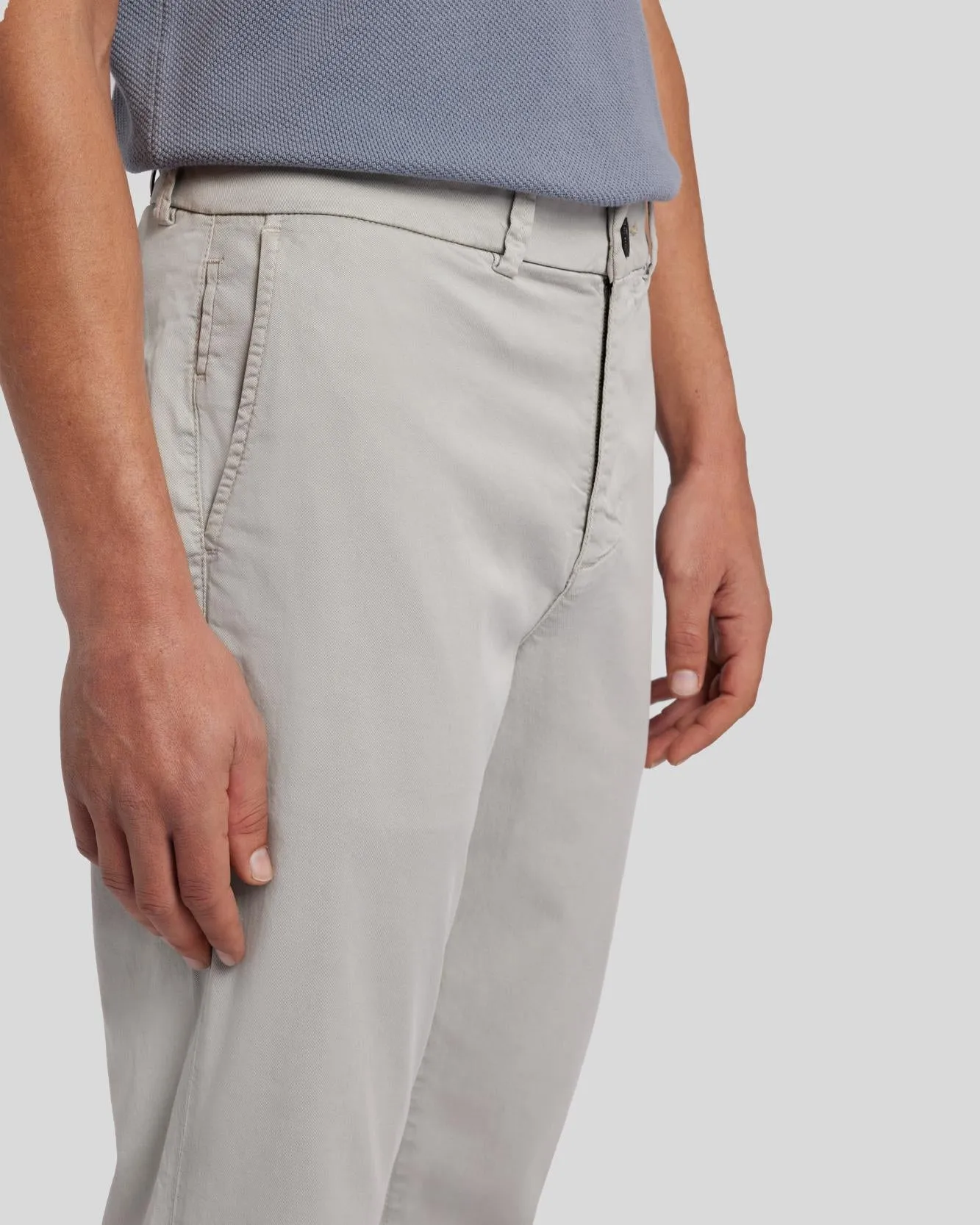 Weightless Adrien Chino in Gentle Grey sold by 7 For All Mankind product image thumbnail 3