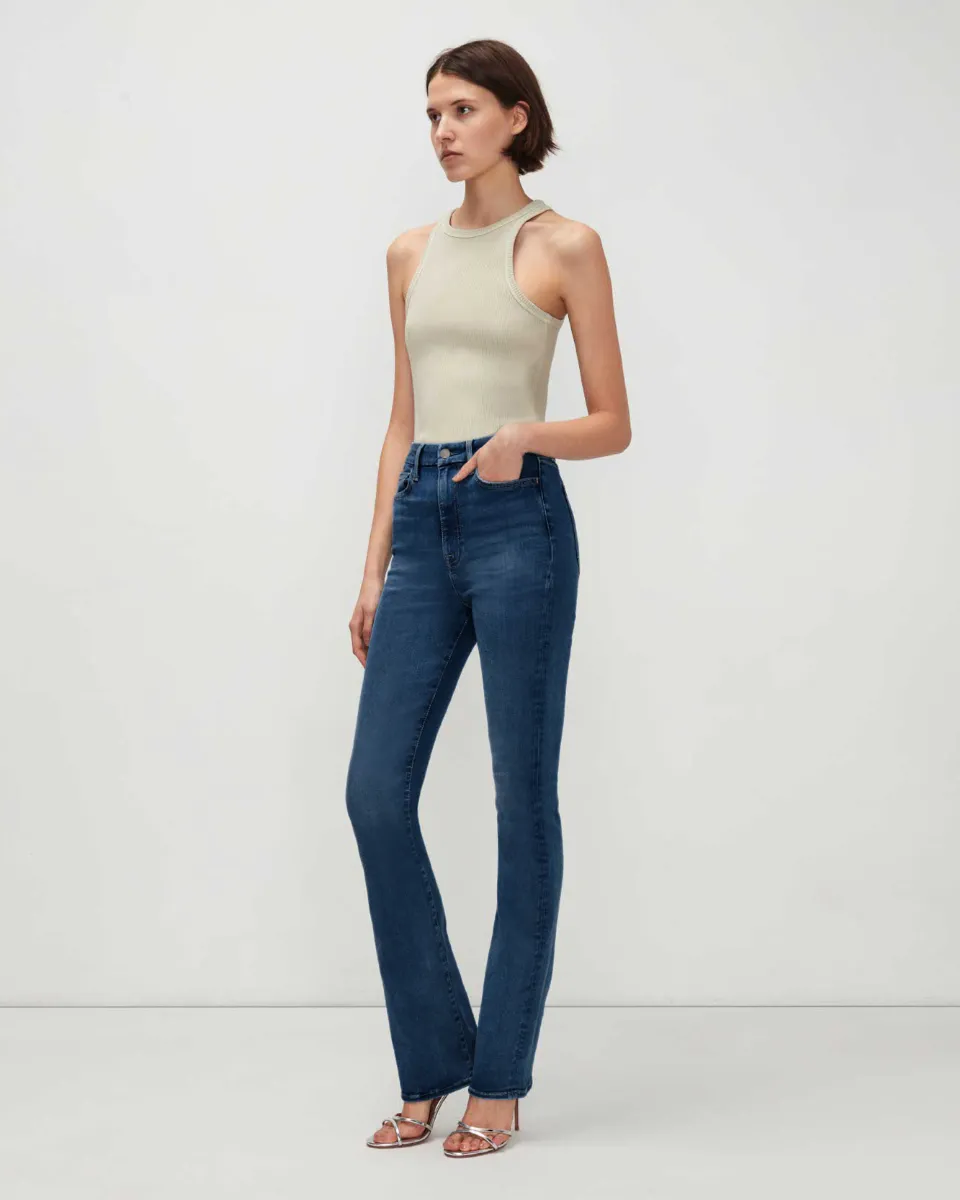 No Filter Ultra High Rise Skinny Boot In Sophie Blue sold by 7 For All Mankind product image thumbnail 2