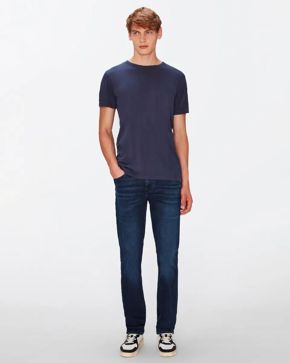 Featherweight Cotton Tee in Navy sold by 7 For All Mankind product image thumbnail 2