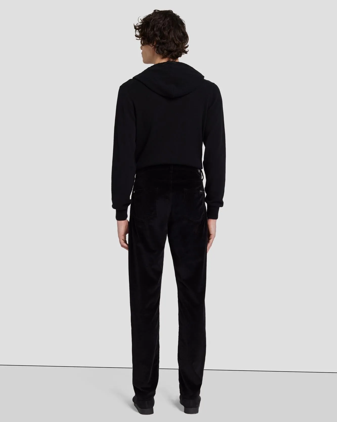 Corduroy Slimmy Tapered in Black sold by 7 For All Mankind product image thumbnail 5