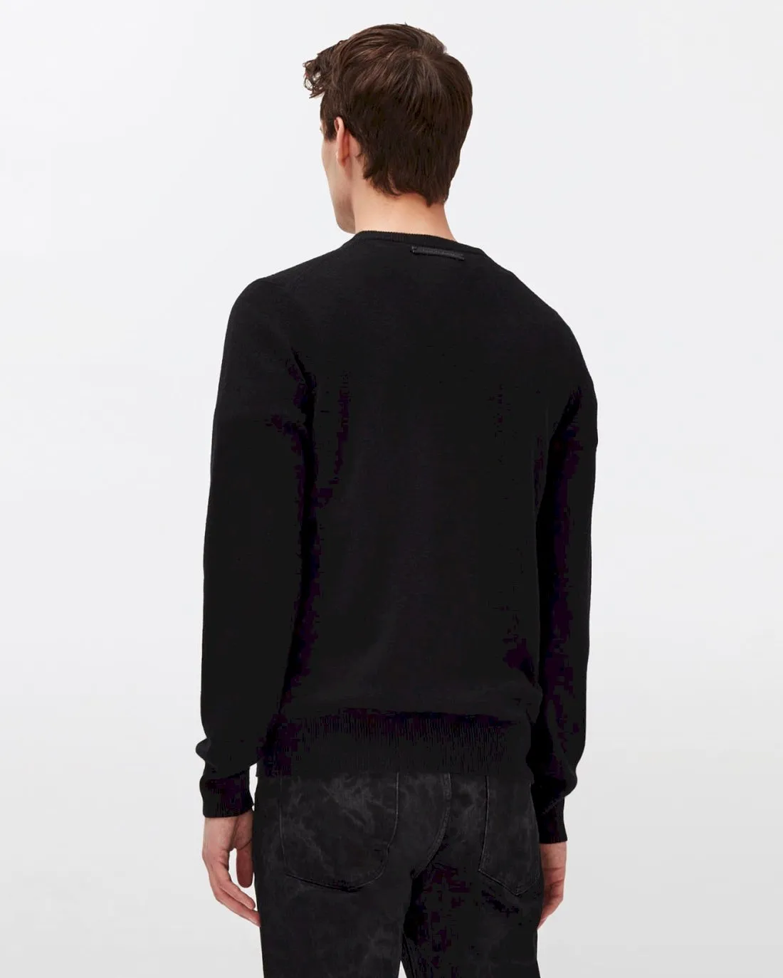 Cashmere Crew in Black sold by 7 For All Mankind product image thumbnail 4