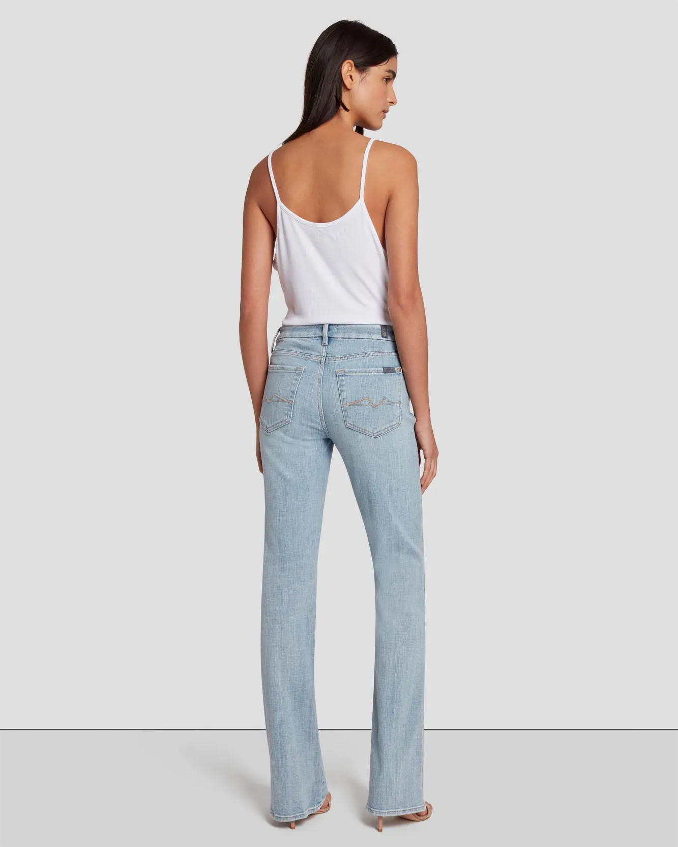 Broken Twill Kimmie Bootcut in Coco Prive sold by 7 For All Mankind product image thumbnail 4