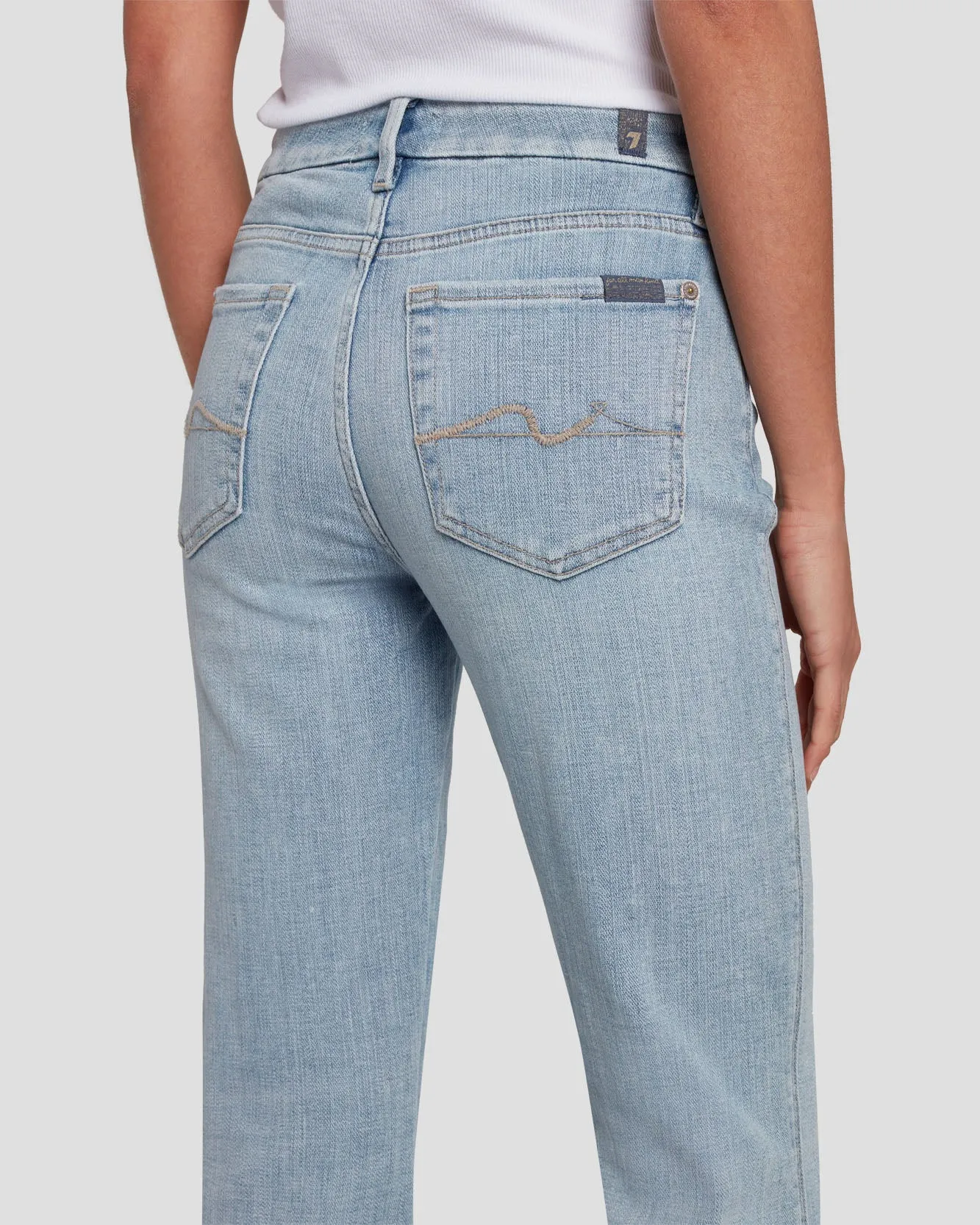Broken Twill Kimmie Bootcut in Coco Prive sold by 7 For All Mankind product image thumbnail 5