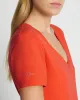 Pima Cotton Easy V-Neck Tee in Koi sold by 7 For All Mankind