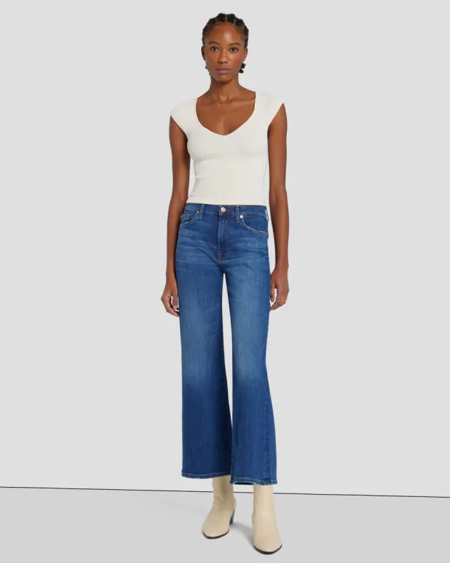 Slim Illusion Cropped Jo in Highline sold by 7 For All Mankind