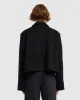 Cropped Wool Jacket in Black sold by 7 For All Mankind