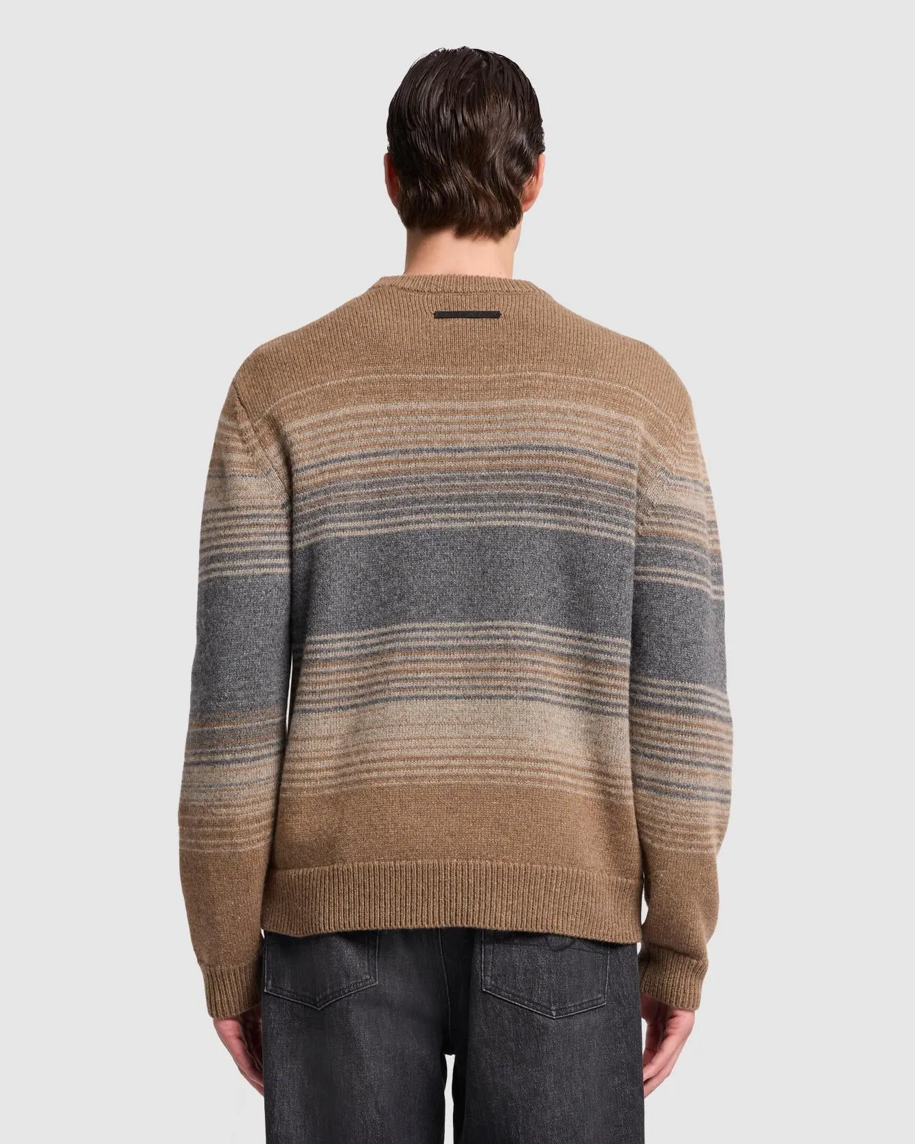 Jacquard Crewneck in Ombre Nutshell sold by 7 For All Mankind product image thumbnail 4