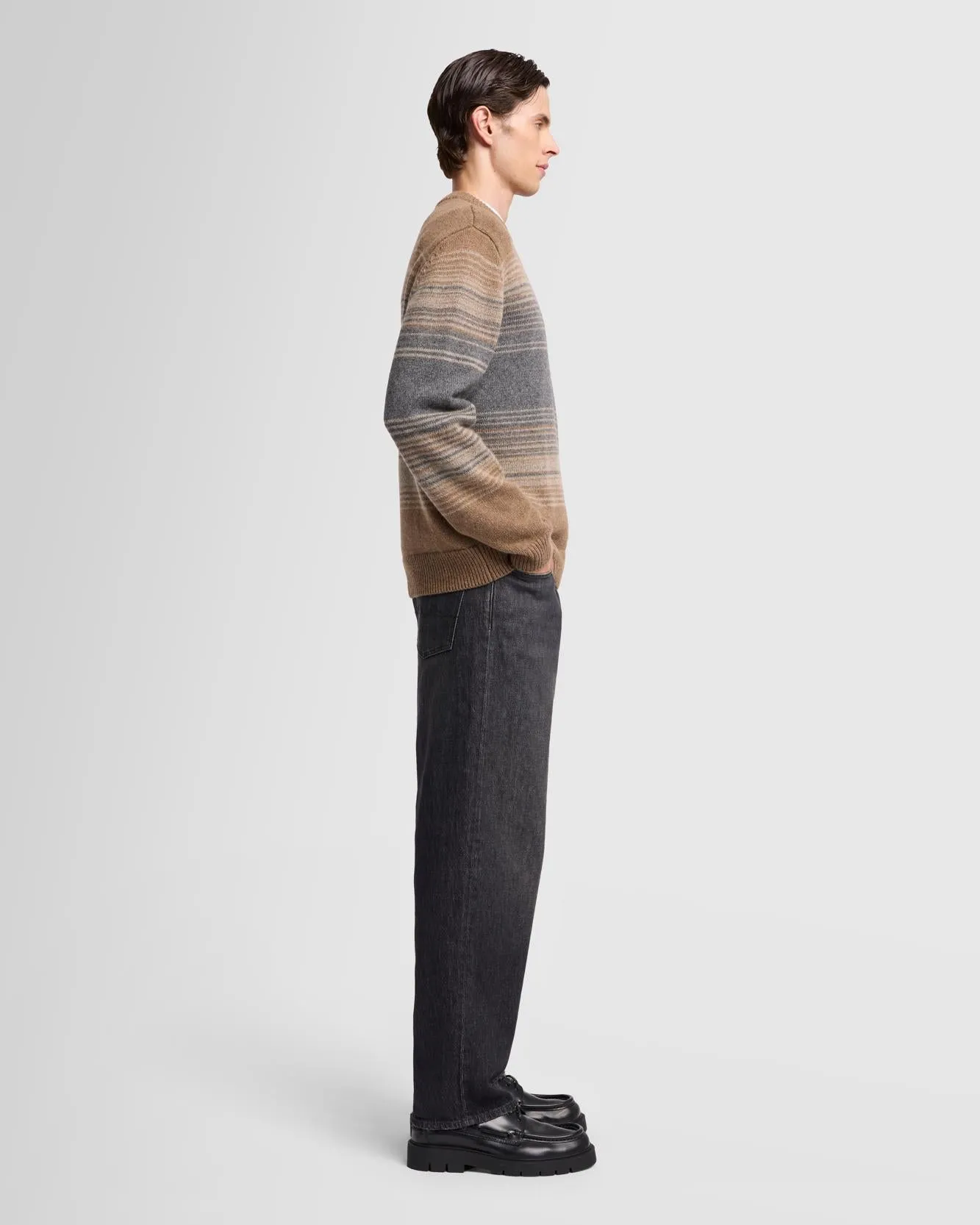 Jacquard Crewneck in Ombre Nutshell sold by 7 For All Mankind product image thumbnail 5