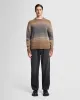 Jacquard Crewneck in Ombre Nutshell sold by 7 For All Mankind