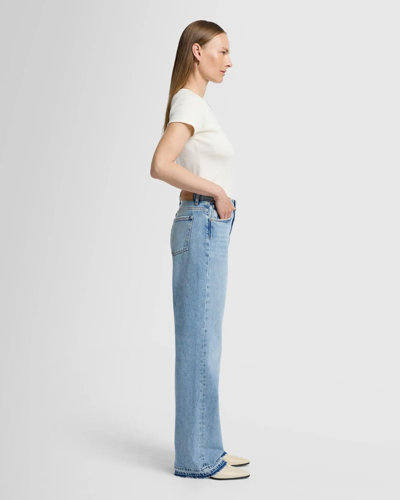 MANKIND Tess Trouser in Ode To sold by 7 For All Mankind product image thumbnail 4